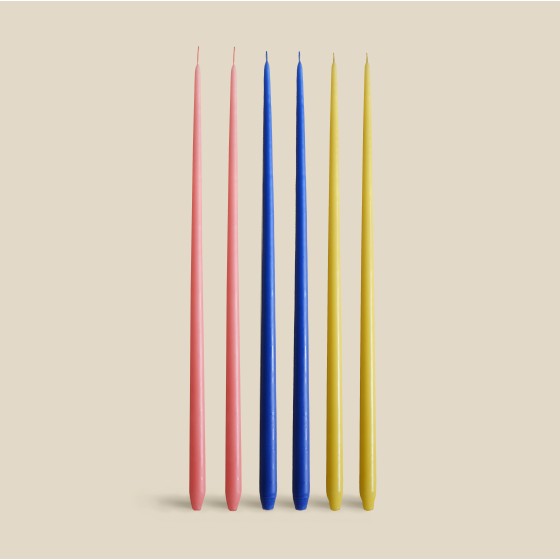 Velas Slim candelabro mate,...